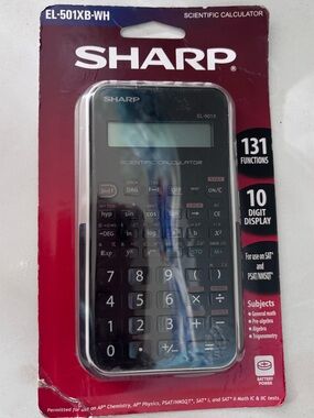 Sharp EL-501XB Scientific Calculator - Black